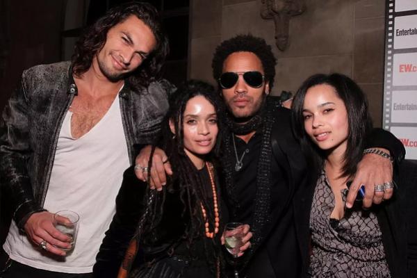 Hubungan Unik Lenny Kravitz, Tetap Cinta Lisa Bonet dan Bersahabat dengan Jason Momoa