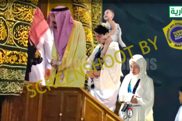 Cek Fakta: Salah, Raja Salman Izinkan Lesti-Bilar Masuk Ka`bah