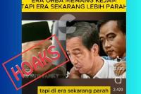 Hoaks, Presiden Soeharto Anggap Pemerintahan Jokowi Lebih Kejam