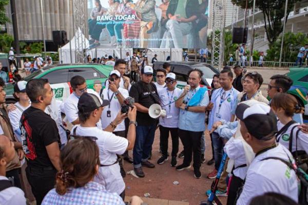 Pameran itu digelar bersamaan dengan acara kampanye akbar Prabowo-Gibran