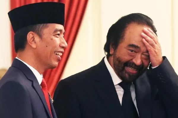 Kami melihat pertemuan ini sebagai upaya Jokowi untuk merangkul NasDem dan ini juga menjadi pandangan yang umum di masyarakat, walaupun tentu sebenarnya pemilu belum berakhir.