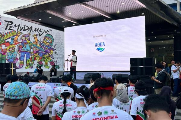 Aqua Turut Meriahkan Acara Run For Palestine