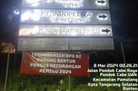 Spanduk Dukung DPD RI Bentuk Pansus Kecurangan Pemilu Bertebaran di Kawasan Tangsel dan Banten