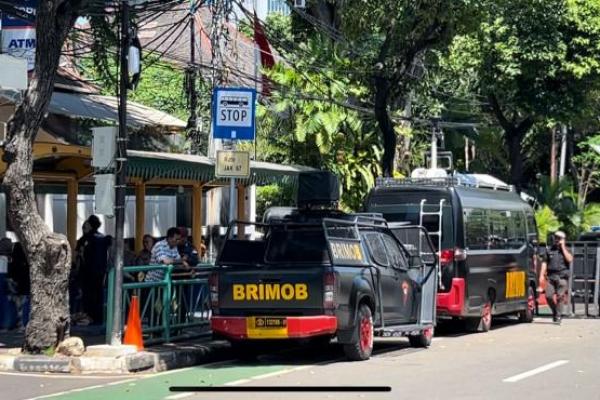 Sejumlah titik yang menjadi objek pengamanan, yakni kantor KPU dan DPR.