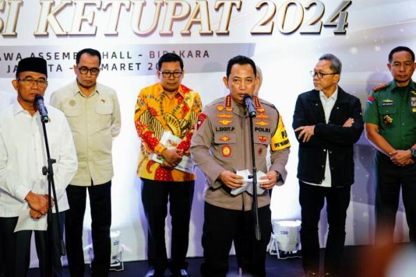 Setidaknya ada 155.165 personel gabungan yang dikerahkan.