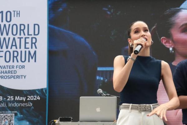 Artis Cinta Laura Resmi Jadi Communication Ambassador World Water Forum ke-10