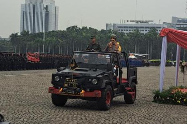 Ribuan personel Polri dikerahkan untuk pelaksanaan pengamanan Operasi Ketupat 2024 dalam mengawal Hari Raya Lebaran