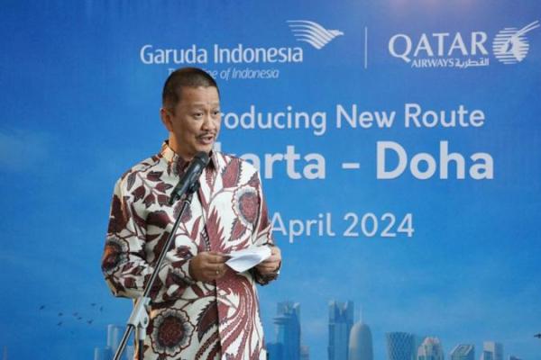 Garuda Indonesia Resmi Buka Rute Jakarta - Doha PP