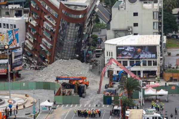 Taiwan Masih Mencari 18 Warga yang Hilang setelah Gempa