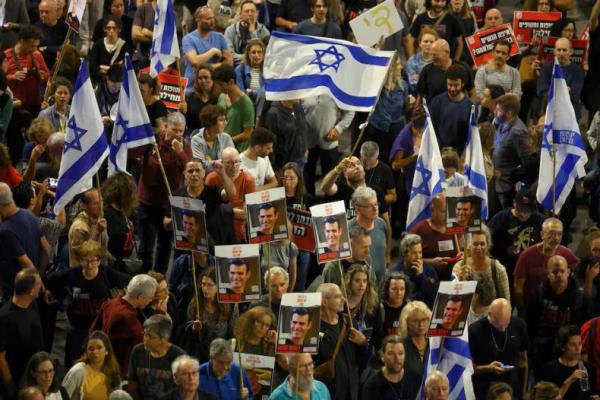 Serukan Pemilu Baru dan Pemulangan Sandera, Ribuan Warga Israel Berunjuk Rasa