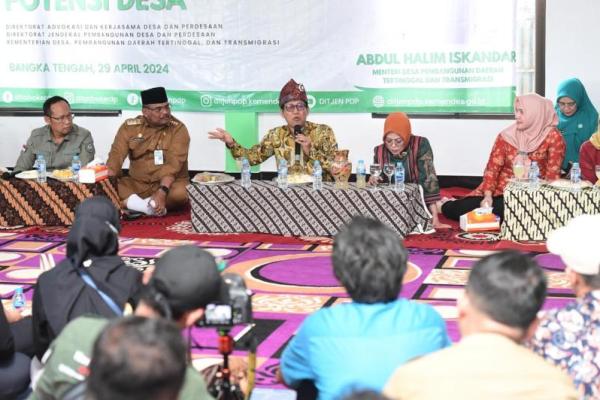 Gus Halim ini menyatakan bahwa jika ketahanan pangan di desa-desa bagus, akan berdampak pada meningkatnya ketahanan pangan Indonesia.