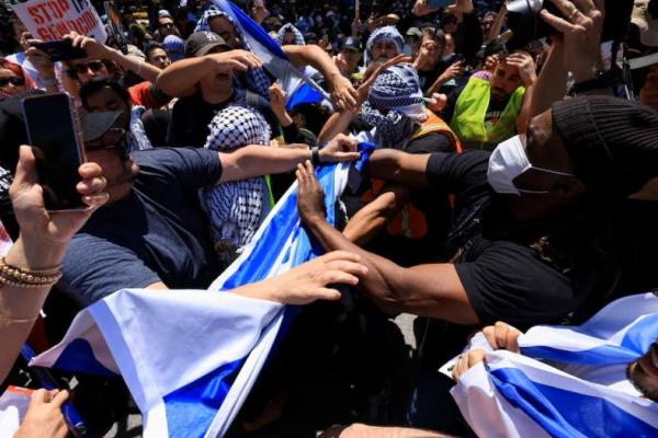 Diwarnai Bentrokan dengan Pendukung Israel, Unjuk Rasa pro-Palestina Tidak Mereda di AS