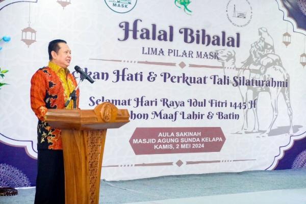 Halal Bihalal Masjid Agung Sunda Kelapa Menteng, Bamsoet Dorong Masjid Sebagai Pemberdaya Umat