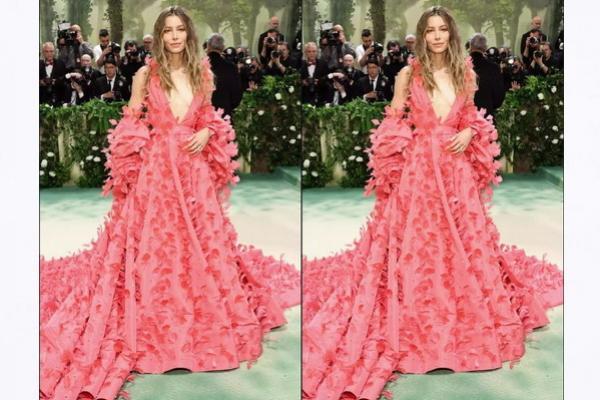 Heboh Mandi dengan 9 Kg Garam, Jessica Biel Berbagi Rahasia di Balik Persiapan Met Gala 2024 