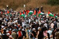 Peringatan Nakba, Ribuan Warga Palestina Unjuk Rasa Menuntut Diakhirinya Perang di Gaza