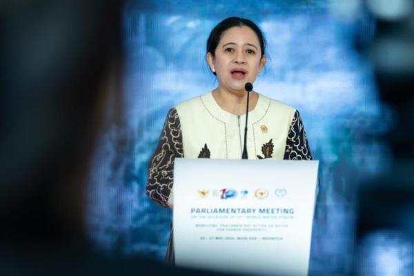 Tutup Forum Parlemen WWF, Puan Ingatkan Harapan Generasi Muda Soal Akses Air Bersih