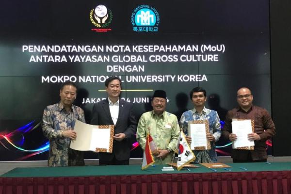 Yayasan Global Cross Culture dan Yayasan Mokpo National University MoU tingkatkan pendidikan generasi muda Indonesia