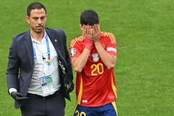 Pedri harus absen di sisa laga akibat cedera yang dia alami saat berlaga di perempat final melawan Jerman.