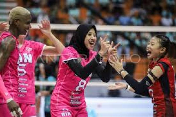 Tim putri Jakarta BIN jadi juara putaran pertama final four PLN Mobile Proliga 2024 setelah membekuk Jakarta Popsivo Polwan dengan skor 3-0