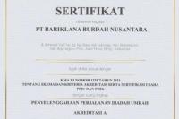 Taat Regulasi, Bariklana Tour Kantongi Sertifikasi PPIU