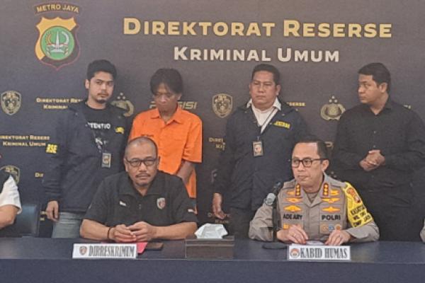 Fuzan Fahmi pelaku pembunuhan wanita tanpa kepala di Muara Baru ditangkap dan positif narkoba