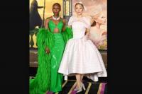Penyihir Glamor, Gaya Kompak Ariana Grande dan Cynthia Erivo di Tur Pers Wicked
