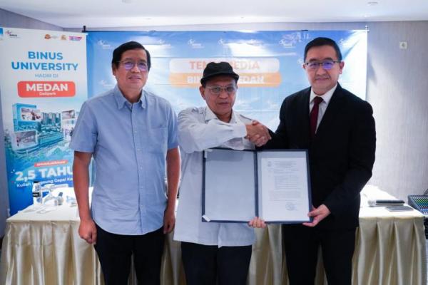 Binus University resmi membuka kampus baru cabang Medan, Sumatera Utara. Di kampus cabang tersebut, terdapat lima program studi yang bisa menjadi pilihan mahasiswa