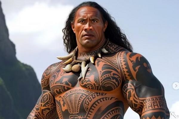 Jadi Maui Manusia Setengah Dewa di Moana Live-Action, Ini Cara Dwayne Johnson Memperbesar Tubuhnya