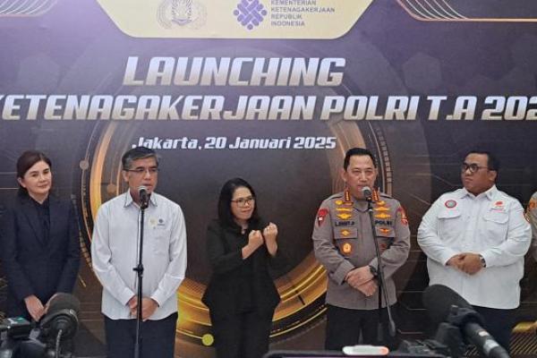 Polri dan Kemnaker resmikan Desk Ketenagakerjaan untuk menangani permasalahan pekerja Indonesia