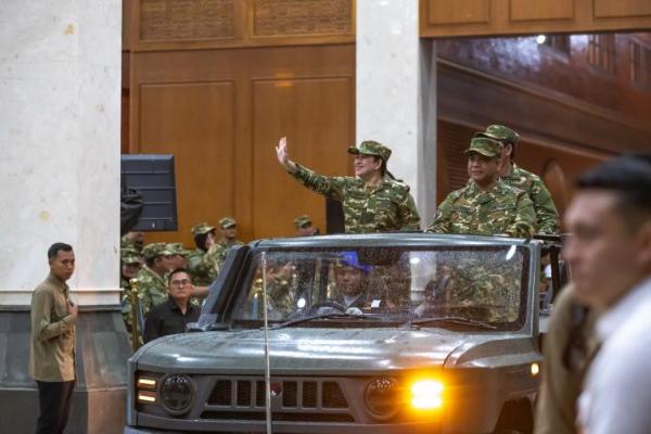 Ketua DPR RI Puan Maharani kembali memenuhi undangan menghadiri retret kepala daerah di Magelang, Jawa Tengah.