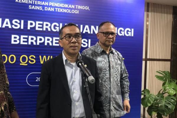 Mendikti Saintek Brian Yuliarto menyebutkan, perguruan tinggi di Indonesia sudah sejajar dengan pendidikan tinggi yang ada di luar negeri
