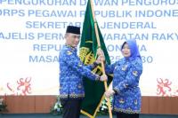 Pengukuhan Dewan Pengurus Korpri, Siti Fauziah : Kami Siap Memajukan Korpri MPR Untuk Memperkuat Bangsa dan Negara
