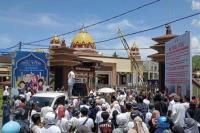 Ratusan Kader Gerindra Geruduk Polres Banggai Tuntut Keadilan