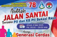 Hardiknas dan Harba PII ke-78, PII Bekasi Akan Gelar Jalan Santai