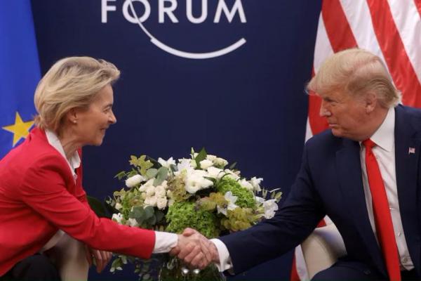 Trump Setuju Menunda Pemberlakuan Tarif Uni Eropa hingga 9 Juli