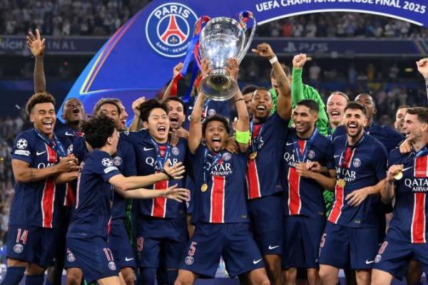 PSG vs Inter Puncaki 5 Final Liga Champions Tersubur sepanjang Sejarah