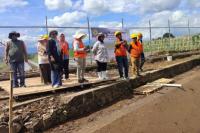 Dukung Irigasi KPS Muara, Pusat PVTPP Mulai Bangun Embung Air