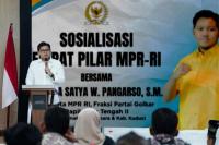 Sosialisasi Empat Pilar, Andhika Satya W Pangarso Kuatkan Kewenangan MPR RI  