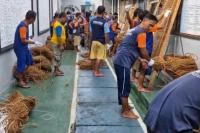 Keren, Lapas Ciamis Ekspor Perdana Coir Net ke Korea Selatan dan Jepang