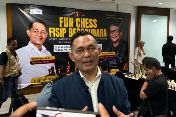 Gelar FUN Chess FISIP UI Bersaudara, Boni Hargens Siap Perkuat ILUNI Jadi Advokasi Kebijakan