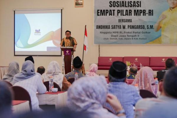 Jalankan Sosialisasi 4 Pilar, Andhika Pangarso mendukung UMKM untuk naik kelas sebagai bentuk asionalisme