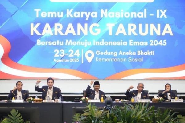 Mensos: Karang Taruna Harus jadi Garda Terdepan Perubahan Sosial