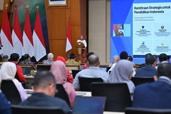 MoU Kemdikdasmen-Australia Tingkatkan Kompetensi Guru