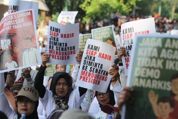 Dukung Pemerintahan Prabowo, Warta Jaktim Deklarasi Tolak Kerusuhan dan Penjarahan