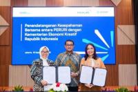 Kolaborasi Kementerian Ekraf-Peruri untuk Industri Kreatif