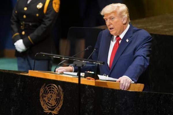 Kecam PBB saat Pidato, Trump Terus Keluhkan Imigrasi dan Perubahan Iklim