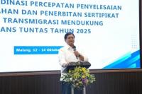 Kementrans Optimis Bisa Segera Tuntaskan Masalah Lahan Transmigrasi