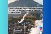 Gunung Lawu Dipastikan Tak Dilelang untuk Proyek Panas Bumi