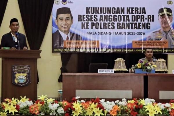 Rudianto Lallo Serap Aspirasi Polri di Mapolres Bantaeng