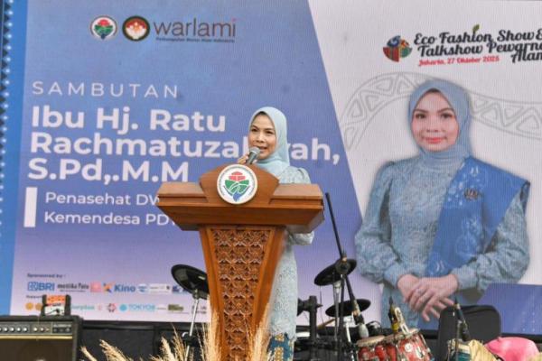Kemendes Dorong Pengembangan Ekonomi Hijau Pewarna Alam Wastra Nusantara